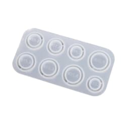 Resin Ring Molds Silicone,4 Style Silicone Molds for Epoxy Resin 8 Sizes for Making Rings,Earrings,Pendants,Crafts