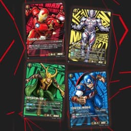 Genuine Marvel The Avengers Super Hero Battle Card Anime BP-01 TCG Standard Booster Pack Game Battle Collection Card Toy Gift