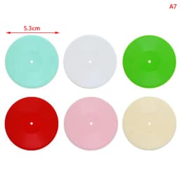 Dollhouse Cartoon Cute Miniature Simulation Record Model Accessories Decoration Ornament For Children Toys Birthday Gifts
