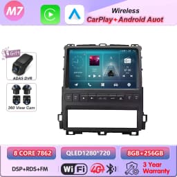 Android 16 Auto Car Radio For Toyota Land Cruiser Prado 120 For Lexus GX470 GX 470 J120 2002 -2009 Carplay BT Multimedia Player