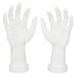 2pcs Realistic Mannequin Hands Accessory for Nail Practice and Store Displays X3UD