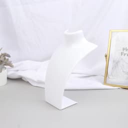 1pcs Mannequin Bust Jewelry Display Rack Necklace Display Holder Jewelry Organizer For Ear Stud/Earrings Stand Necklace Chain