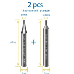 Key Cutter Milling Cutter with Resistant to breakage for Wenxing DEFU Manual Vertical Key Duplicating Machine Locksmith Tools