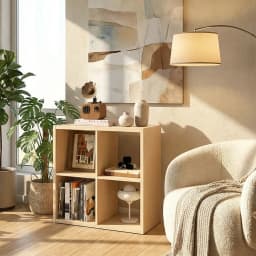 2026 Wooden Thick Frame 4 Cube Storage Organizer Shelf with Anti-Tipping Kits, Reversible Open Back, Horizontal & Vertical Dual-Use. Ideal for Home, Office, Bedroom, Kitchen and Living Room (White, Chocolate Black, Light Coffee, 11 Inch)