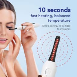Electric Heated Eyelash Curler Heated Eyelashes Curling Tool Electronic USB Natural Fake Eye Lash Curler Beauty Supplies Tools