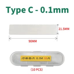 CNC Turning Tool Holder Shim Gasket Spacer Lathe 0.1mm 0.5mm 1.0mm 1.2mm 1.5mm Cutter Machine Tool Accessories
