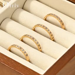 Oirlv 3 Grids Solid Wood Watch Box For Ring Necklace Watch Holder Storage Case With Drawer Jewelry Organizer Box Watch Display