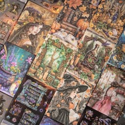 Mr. Paper 20pcs Magic Medicine Cabinet Series Dual-Material Die-Cut Sticker Book DIY Handbook Collage Calendar Notebook Journal