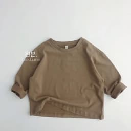 Autumn New Solid Color Children's Cotton T-shirt Long Sleeved Boys and Girls Top Fashion Children's Wear Baby T-shirt