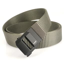 TUSHI Brand Classic High-End Elongated Thickened Men's Tactical Nylon Waist Belt Toothless Smooth Automatic Buckle Canvas Nylon