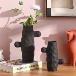 Creative Cactus Ceramic Vase Simulated Cactus with Polka Dots Flower Vase Floral Flowerpot Room Decoration Accessories