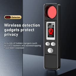 Hidden Camera Signal Detector/WiFi Scanner Hidden Device Detector/Anti-Spy Camera Finder/GPS Tracker/Multiple Modes for Hotel