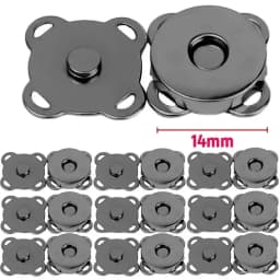 1-50set Magnetic Snap Fasteners Clasps Buttons Handbag Purse Wallet Craft Bag Parts Mini Adsorption Buckle DIY Craft Wholesale