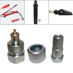 Hydraulic Jack Coupler Adapter High Hardness Connect Fitting Hydraulic Coupling Connector