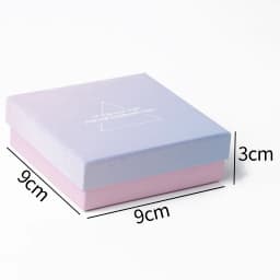 1Pcs Jewelry Packaging Gift Boxes Bags For Ring Necklace Bracelet Earrings Rectangle Cardboard With Sponge Jewelry Storage Box