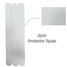 3PCS Tennis Racket Frame Protector Tape Rough Micro Grid Surface Lightweight Durable Edge Protection 2026