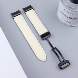 No Gaps Leather Strap for Samsuang Galaxy Watch 6 5 4 40MM 44mm Magnetic Buckle Band Galaxy Watch 6 4 classic 43 47mm 42 46MM