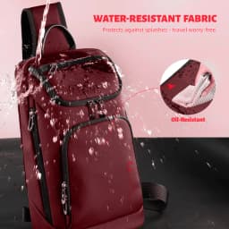 HK Multifunctional Business Chest Bag Waterproof and Scratch-Resistant Men’s Bag Lightweight High-End Fashionable Shoulder Bag