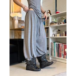 Summer Elastic Drawstring Wide-Leg Casual Pants, Loose And Drapey, Fresh Long Pants For Women
