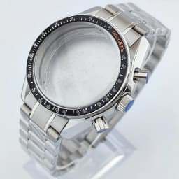 40MM Watch Case Set VK63 Movement Case Sapphire Glass Waterproof Case Luxury Men's Watch Case Fits 32.5mm Dial Case