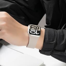 Silicone Magnetic Strap for Apple Watch Bands 46mm 45mm 49mm 44mm 40mm 41mm 42mm Correa iWatch Series10 11 SE3 9 8 7 6 Ultra3 2