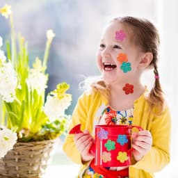 500pcs Laser Flower Sticker Roll Cute Flower Shape Sealing Sticker Color Waterproof Self-adhesive Sticker Gift Packaging Sticker
