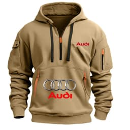 Nueva sudadera con capucha para hombre de AUDI, sudadera deportiva para exteriores, sudadera informal para entusiastas de