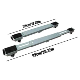 Heavy Duty Appliance Rollers Multipurpose Washer and Dryer Wheels Refrigerator Movers Sliders Metal Washing Machine Casters Home