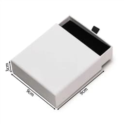 Creative Drawer Jewelry Packaging Box Necklace Ring Earing Bracelet Storage Organizer Display Stand Solid Color Paper Gift Boxes