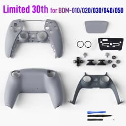 For PS5 controller shell replacement 30th anniversary Back Front Cover limited case for BDM-010/020/030/040/050