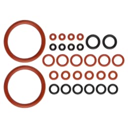 Coffee Machine Valve Seal Filler Replacement Seals O-ring 30-piece Set Easy Installation High Temperature Resistance
