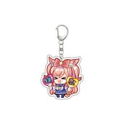 55MM Anime Pretty Derby Keychain Oguri Cap Special Week Silence Suzuka Tokai Teio Key Chain Acrylic Model Plate Christmas Gifts