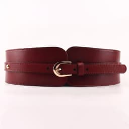 Women's Vintage First Layer Cowhide Leather High Quality Belt with Skirt Coat Elastic Belt