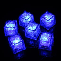LED Ice Light Glowing Ice Cubes Touch Sensitive Lights Bar Atmosphere Light Lighting In Water For Juice Wine Drinking Glass