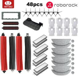 Roborock S8 Max V Ultra G20s Robot Vacuum Cleaner Accessories Mop Choth Vacuum Bags Side Brush Filter Replaceable Spare Parts