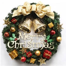 Christmas Decoration Handmade Simulation Christmas Wreath Door Hanging Window Props Exquisite High Quality Home Decor