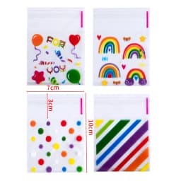 50pcs Opp Plastic Bag Self Adhesive Ocean Mermaid Transparent Plastic Bags Beads Jewelry Storage Packaging Gift Bag Card Holder