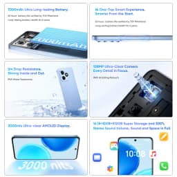 HONOR X8d EU version smartphoneSnapdragon 6s 4G Gen 2 6.77" AMOLED 7000mAh battery 45W super fast charging 108MP high-definition main camera IP65