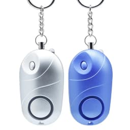 Personal Alarm Safe Sound Emergency Self-Defense Security Alarm Women's Wolf Guard Keychain LED Flashlight For Women Girls Kid