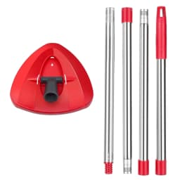 Replacement Spin Mop Base & Handle for Vileda and O-cedar, 4-Section Adjustable Pole for Floor Clean, Mop Stick Accessories Part