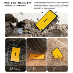 Ulefone Rugking Pad Pro Rugged Tablet PC 8GB+128GB 8.68'' Android 16 7100mAh Battery 16MP Unisoc T7250 Octa Core 4G Tablet PC
