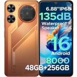 Doogee M30 Smartphone 135Db Speaker Android 16 8000Mah Battery 6.88'' Screen 48Gb Ram (6Gb +42Gb) 256Gb Rom Unisoc T7280 Nfc