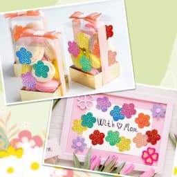 500pcs Laser Flower Sticker Roll Cute Flower Shape Sealing Sticker Color Waterproof Self-adhesive Sticker Gift Packaging Sticker