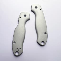 1pair Customize Aluminum Alloy Grip Handle Scales for Genuine Spider Para 3 C223 Knife with Radial Pattern Modification Parts