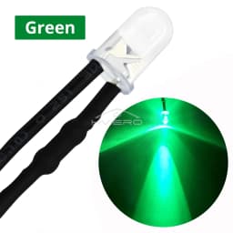 10Pcs 3mm 5mm Round LED 12V 20cm Pre Wired White Blue Yellow Diode Lamps DIY Billboard Decoration Lights Emitting Diodes Bulbs