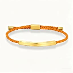 Custom Engraved Logo Name SOS Number Bracelet Gold Color Stainless Steel Bracelet for Men Women Adjustable Braided Rope Jewelry