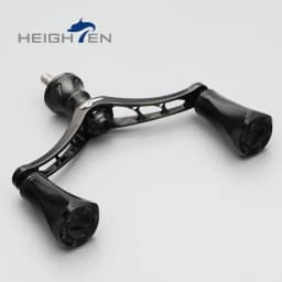 Heighten Spinning Reel Double Rocker Arms - 80/98mm Axle Spacing, 20mm Knob Diameter | Fits Daiwa & Shimano Reel Mod Parts