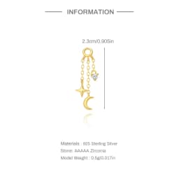 AIDE 1 Piece 925 Sterling Silver Spare Parts Chains Part For Stud Earring Piercing Hoops Drop Earring Women Fine Jewelry Gift