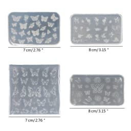 Versatile Art Mold for DIY Decorations Art Decorations Nails DIY Silicone Templates Nails Carving Moulds