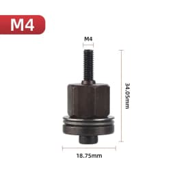 1pcs Hand Rivet Nut Manual Riveter Tools Mandrel Heads For Nuts M3-M10 Installation For Furniture Assembly